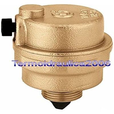 Caleffi Automatischer Entlüftungsventil - 3/8" M Horizontaler Ablass Caleffi Automatischer Entlüftungsventil - 3/8" M Horizontaler Ablass