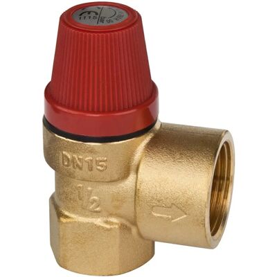 Caleffi Membran-Sicherheitsventil 530530 3/4" IG x 1" IG, 3 bar, 100 kW Caleffi Membran-Sicherheitsventil 530530 3/4" IG x 1" IG, 3 bar, 100 kW