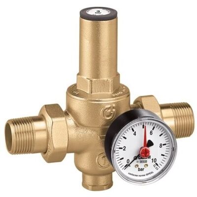 Caleffi Reductor de presión - 5360 - Ajustable, con Manómetro, 1 1/4" Caleffi Reductor de presión - 5360 - Ajustable, con Manómetro, 1 1/4"