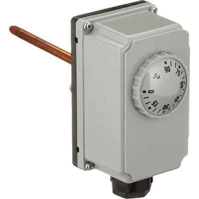 Termostato Caleffi - Ajustable 0-90°C - IP 40 - 1/2" Termostato Caleffi - Ajustable 0-90°C - IP 40 - 1/2"