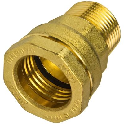 Caleffi 861525 Messing Männlicher Verbinder - 25mm x 3/4" - Rohrfitting Caleffi 861525 Messing Männlicher Verbinder - 25mm x 3/4" - Rohrfitting
