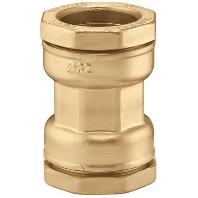 CALEFFI 863040 Messing Rohrkupplung - 40mm - Rohrkupplung CALEFFI 863040 Messing Rohrkupplung - 40mm - Rohrkupplung