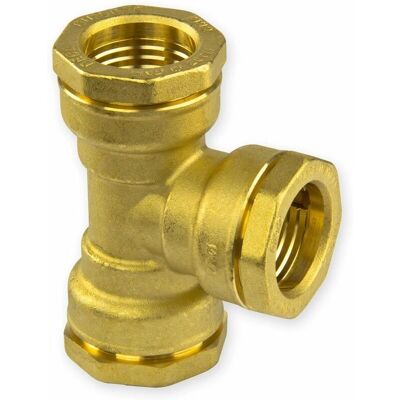 Caleffi Modell 864020 Messing T-Stück - Rohrverbindung Caleffi Modell 864020 Messing T-Stück - Rohrverbindung