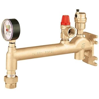 Caleffi Modell 336631 Messing Anschlussgruppe - 3/4" x 3 bar - Anschlussgruppe für Tank Caleffi Modell 336631 Messing Anschlussgruppe - 3/4" x 3 bar - Anschlussgruppe für Tank