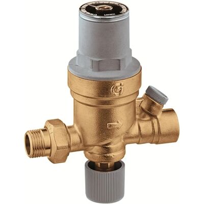 Caleffi Grupo de llenado automático - Regulador de presión, 1/2", Manómetro 1/4" Caleffi Grupo de llenado automático - Regulador de presión, 1/2", Manómetro 1/4"