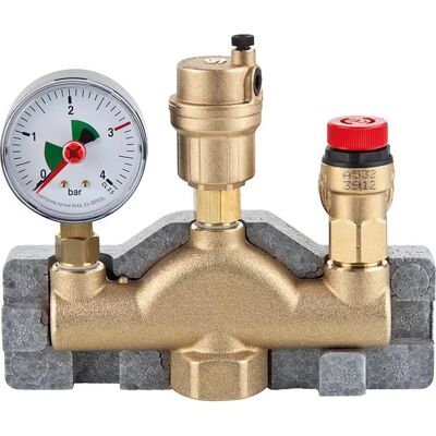Caleffi Modell 302634 Sicherheitsgruppe - Bis zu 100 kW - 1 Zoll, Isoliert Caleffi Modell 302634 Sicherheitsgruppe - Bis zu 100 kW - 1 Zoll, Isoliert