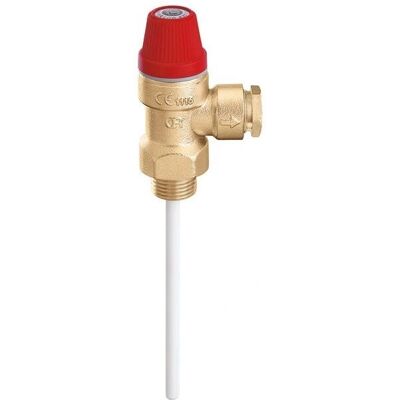 Caleffi - Valvola di sicurezza - Combina temperatura e pressione Caleffi - Valvola di sicurezza - Combina temperatura e pressione