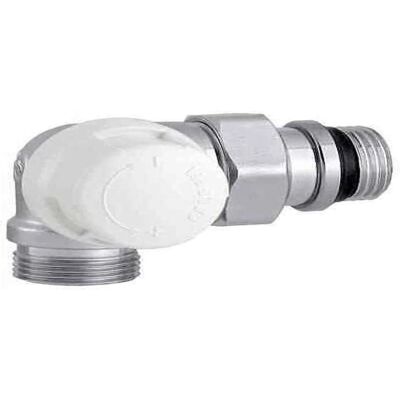 Caleffi - Válvula termostática doble ángulo izquierda - Control de radiador Caleffi - Válvula termostática doble ángulo izquierda - Control de radiador
