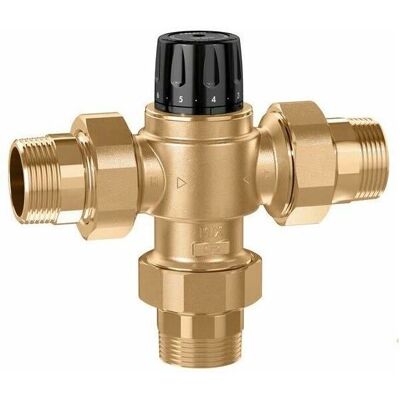 Caleffi - Mezclador termostático regulable para sistemas centralizados - 3/4" Caleffi - Mezclador termostático regulable para sistemas centralizados - 3/4"