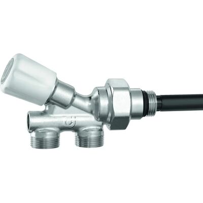 Válvula Termostática Caleffi - Para Sistemas Mono Tubería, Cromada Válvula Termostática Caleffi - Para Sistemas Mono Tubería, Cromada