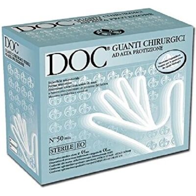Guanti chirurgici in lattice senza marca - Superficie microruvida, 6,5, 50 paia Guanti chirurgici in lattice senza marca - Superficie microruvida, 6,5, 50 paia