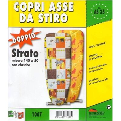 Elettrocasa AS35 Copriasse in cotone multicolore - Protezione da stiro Elettrocasa AS35 Copriasse in cotone multicolore - Protezione da stiro