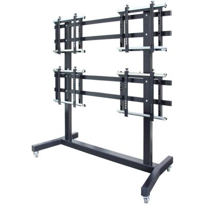 Supporto monitor ITB OM07095 - Regolabile in altezza - Nero Supporto monitor ITB OM07095 - Regolabile in altezza - Nero