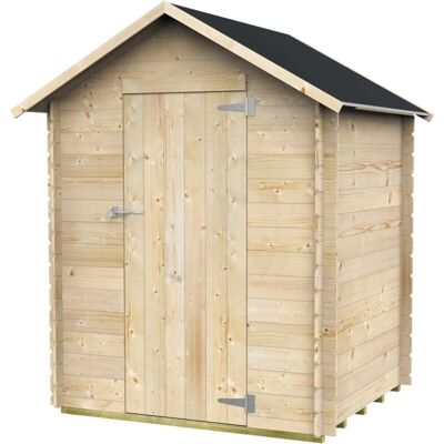 Casetta da Giardino Marcella Alce 146x130cm - Legno Naturale, Montaggio Facile Casetta da Giardino Marcella Alce 146x130cm - Legno Naturale, Montaggio Facile