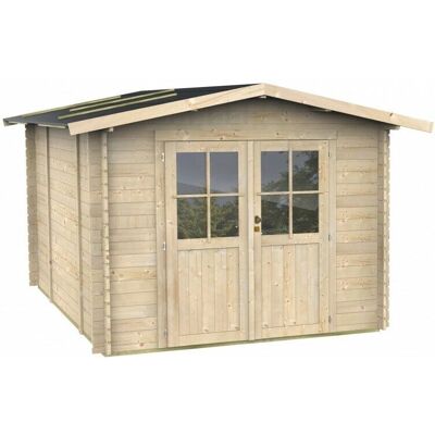 SALONE SRL - Opera - 254x276 - naturale - Casetta da giardino SALONE SRL - Opera - 254x276 - naturale - Casetta da giardino