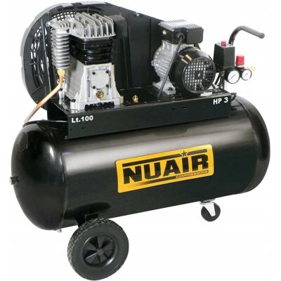 Nuair B2800 100L Pionowy sprężarka powietrza - Monofazowa 2HP Włochy Nuair B2800 100L Pionowy sprężarka powietrza - Monofazowa 2HP Włochy