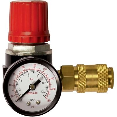 Stanley Druckregler mit Manometer, Luftventil, 1/4" M - Industrie Stanley Druckregler mit Manometer, Luftventil, 1/4" M - Industrie