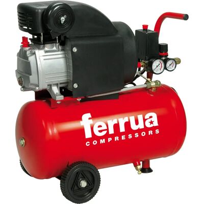 Ferrua RC2/24 - Compresor de aire 24L 2 HP - 8 bar Presión Ferrua RC2/24 - Compresor de aire 24L 2 HP - 8 bar Presión