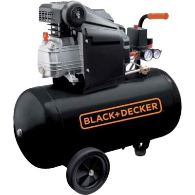 Compressore Olio Black & Decker 50L - 8 Bar, 2 HP, 210 L/min Compressore Olio Black & Decker 50L - 8 Bar, 2 HP, 210 L/min