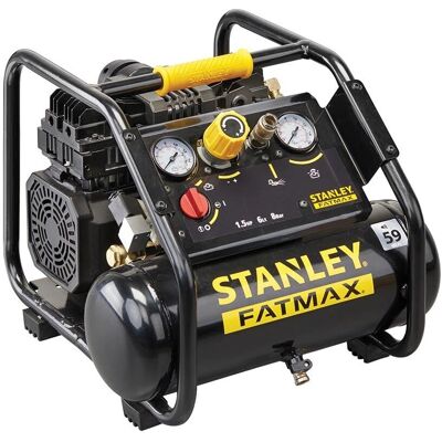 Kompresor Stanley Fatmax Profesjonalny - Bez oleju, cichy, 6L Kompresor Stanley Fatmax Profesjonalny - Bez oleju, cichy, 6L