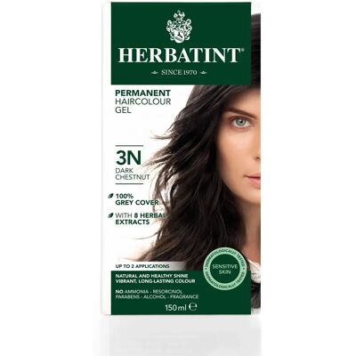 Herbatint Dark Chestnut Ammonia Free Hair Colour - 3N Herbatint Dark Chestnut Ammonia Free Hair Colour - 3N