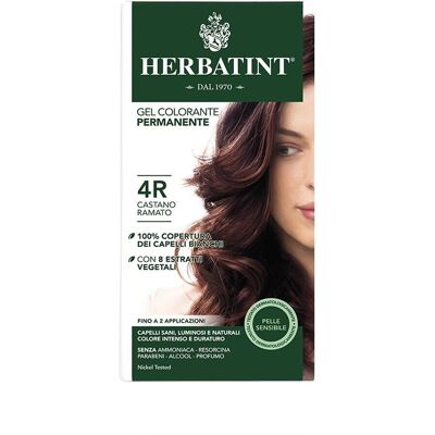 Coloração sem amônia Herbatint Castanho acobreado - 4R Coloração sem amônia Herbatint Castanho acobreado - 4R