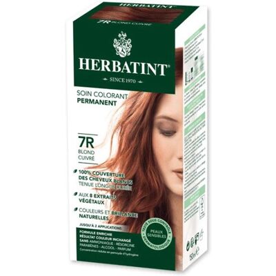 Herbatint Copper Blonde Ammonia Free Hair Colour 7R - Hair Colour Herbatint Copper Blonde Ammonia Free Hair Colour 7R - Hair Colour