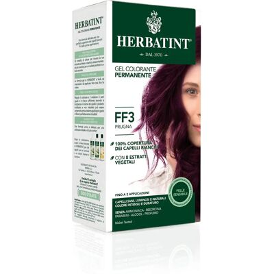 Herbatint Tinte de Pelo Ciruela FF3 - Tinte para cabello Herbatint Tinte de Pelo Ciruela FF3 - Tinte para cabello