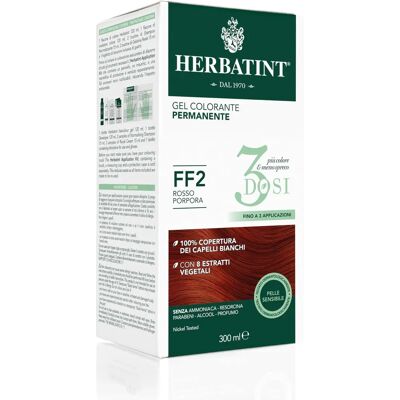 Herbatint FF2 Rouge Pourpre Coloration Permanente en Gel - Publicité Herbatint FF2 Rouge Pourpre Coloration Permanente en Gel - Publicité
