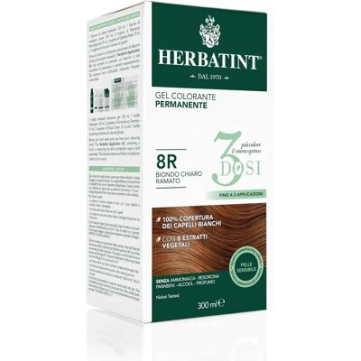 Coloration Cheveux Blond Cuivré Herbatint 8R - Formule Sensitive Coloration Cheveux Blond Cuivré Herbatint 8R - Formule Sensitive