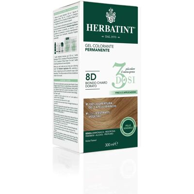 Herbatint Light Blonde Gold - Permanent Hair Dye - Sensitive Skin Safe Herbatint Light Blonde Gold - Permanent Hair Dye - Sensitive Skin Safe