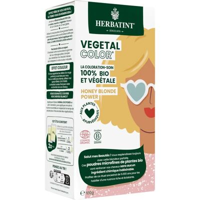 Herbatint Végétal Color Bio Honey Blonde Power 100g - Coloration végétale - Publicité Herbatint Végétal Color Bio Honey Blonde Power 100g - Coloration végétale - Publicité