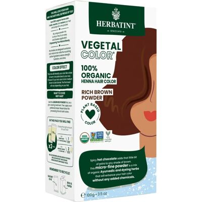 Herbatint - Organic Hot Chocolate Power - 100g - Barva vlasů Herbatint - Organic Hot Chocolate Power - 100g - Barva vlasů
