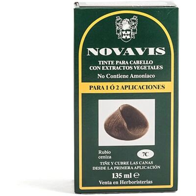 Tinte de cabello NOVAVIS 7C Ceniza Rubio - Tinte para el cabello Tinte de cabello NOVAVIS 7C Ceniza Rubio - Tinte para el cabello
