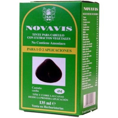 Tinte capilar Novavis - 4M caoba - Piel sensible Tinte capilar Novavis - 4M caoba - Piel sensible