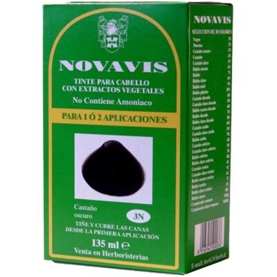 Tinte Permanente Natural Castaño Oscuro Novavis Tinte Permanente Natural Castaño Oscuro Novavis