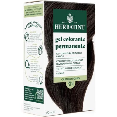 Herbatint Dunkelbraun Gel-Haarfarbe - Permanent - 170ml Herbatint Dunkelbraun Gel-Haarfarbe - Permanent - 170ml