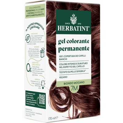 Herbatint Colore Capelli in Gel Mogano Biondo - Permanente - 170ml Herbatint Colore Capelli in Gel Mogano Biondo - Permanente - 170ml