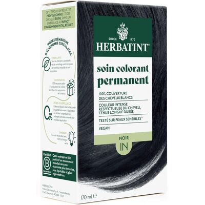 HERBATINT 1N Noir Soin Permanent de la Couleur - Teinture capillaire 170ml - Publicité HERBATINT 1N Noir Soin Permanent de la Couleur - Teinture capillaire 170ml - Publicité