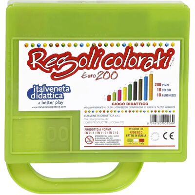 CWR 1131 - Outils Éducatifs de Mathématiques - 200 Réglets Colorés - Publicité CWR 1131 - Outils Éducatifs de Mathématiques - 200 Réglets Colorés - Publicité