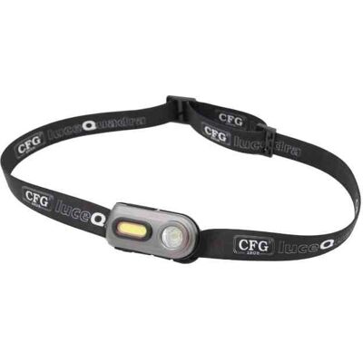 CFG Twin Light - Wiederaufladbare LED Stirnlampe - Taschenlampe CFG Twin Light - Wiederaufladbare LED Stirnlampe - Taschenlampe