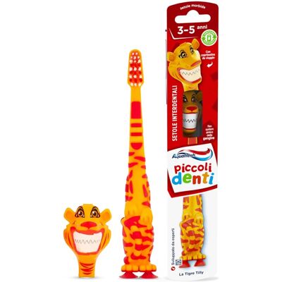 Spazzolino bambini Aquafresh - Copri animale flessibile per 3-5 anni Spazzolino bambini Aquafresh - Copri animale flessibile per 3-5 anni