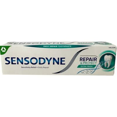 Dentifrice Sensodyne Repair & Protect - Soin Sensible - Publicité Dentifrice Sensodyne Repair & Protect - Soin Sensible - Publicité