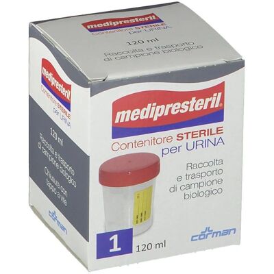 Contenitore Urina Medipresteril 120ml - Sterile, CE Contenitore Urina Medipresteril 120ml - Sterile, CE