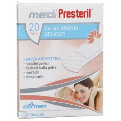 Corman Spa Medipresteril Cerotti - Ipoallergenici, 7x3cm Corman Spa Medipresteril Cerotti - Ipoallergenici, 7x3cm