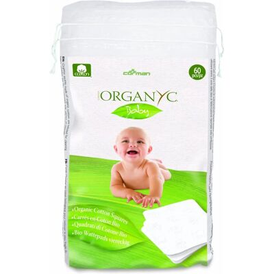 Organyc Baby Bio Baumwollquadrate - 60 Stück Organyc Baby Bio Baumwollquadrate - 60 Stück