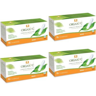 Organyc Bio-Baumwoll-Tampons - 64 Stück Organyc Bio-Baumwoll-Tampons - 64 Stück