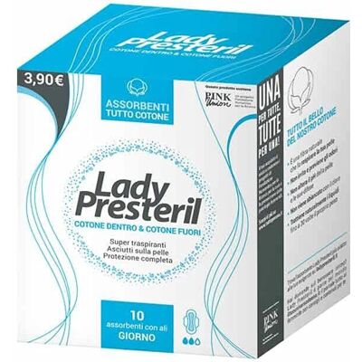 CORMAN SpA Lady Presteril Cotton Power Pocket Assorbenti Giorno - Assorbenti Femminili CORMAN SpA Lady Presteril Cotton Power Pocket Assorbenti Giorno - Assorbenti Femminili
