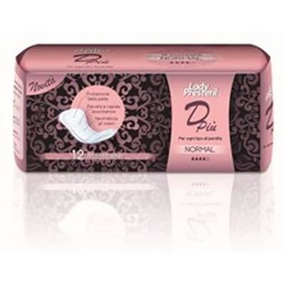 Corman Spa Lady Presteril Dpiù Normal - Cotone, Controllo Odori - Assorbenti Corman Spa Lady Presteril Dpiù Normal - Cotone, Controllo Odori - Assorbenti