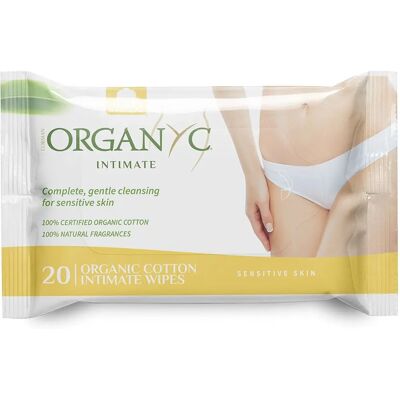 Organyc Bio Baumwoll Damenhygiene-Tücher - Feuchttücher Organyc Bio Baumwoll Damenhygiene-Tücher - Feuchttücher